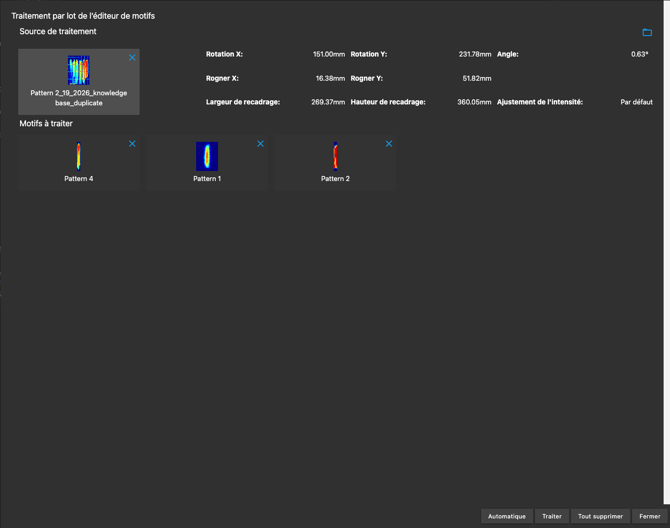 batch order 1 french