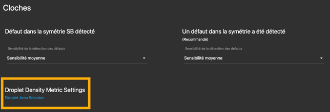 droplet selection french