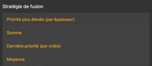 editor priority french