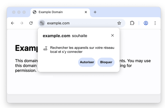 local network french