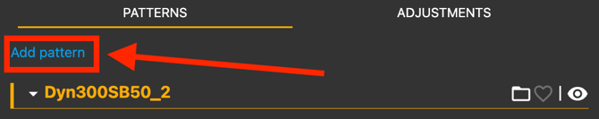 add new pattern