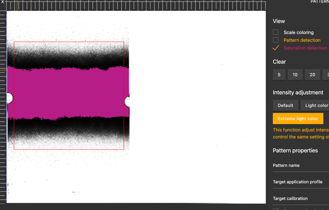 saturation detection