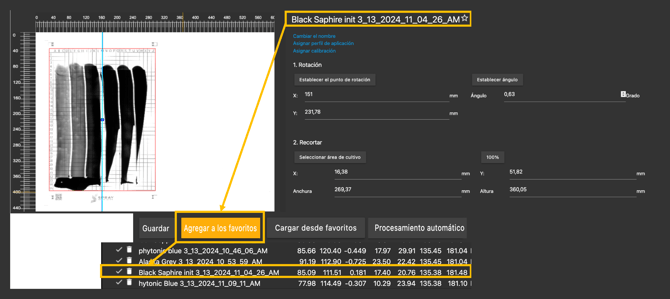 cropping favorites spanish
