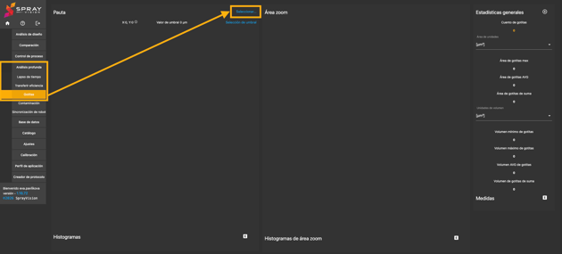 droplet analysis spanish 1