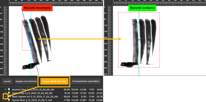 final cropping favorites spanish